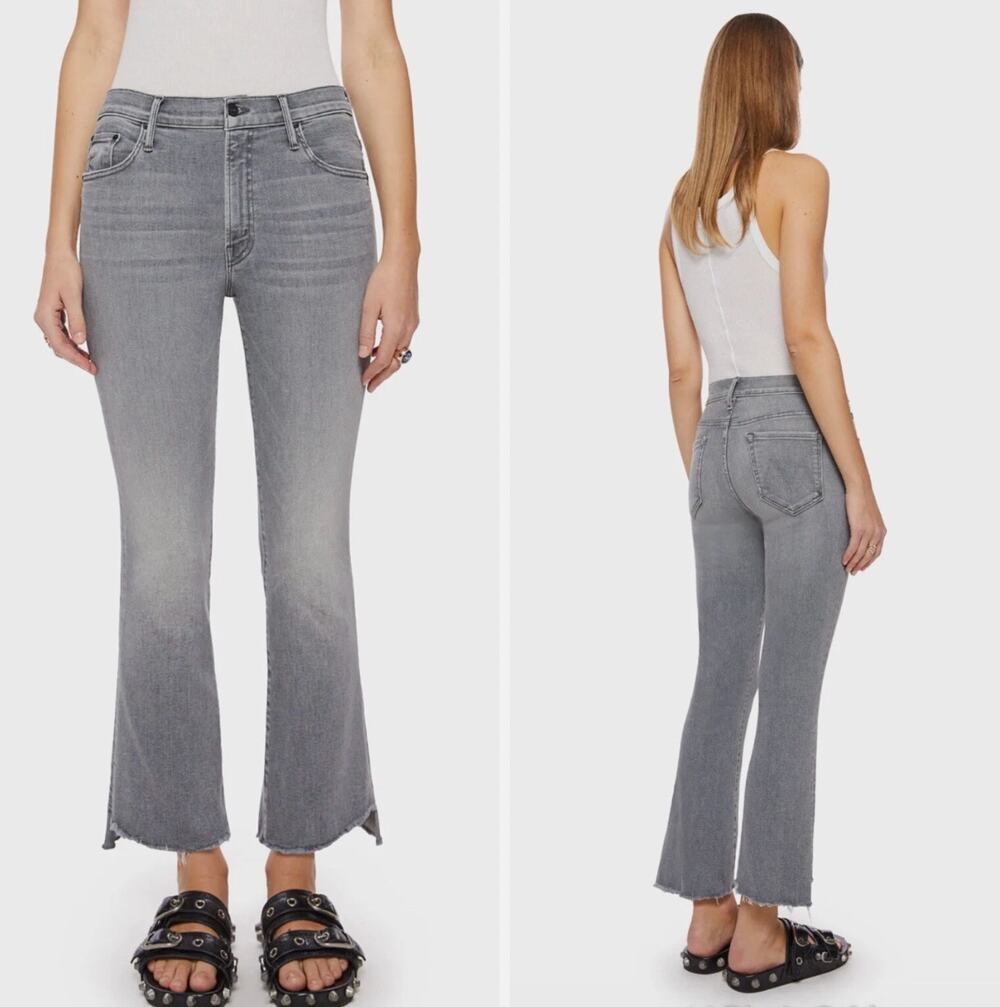 MOTHER The Insider Crop Step Fray in Barely There Size Women's 26